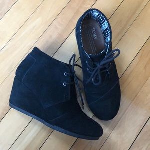 TOMS Suede Ankle Booties